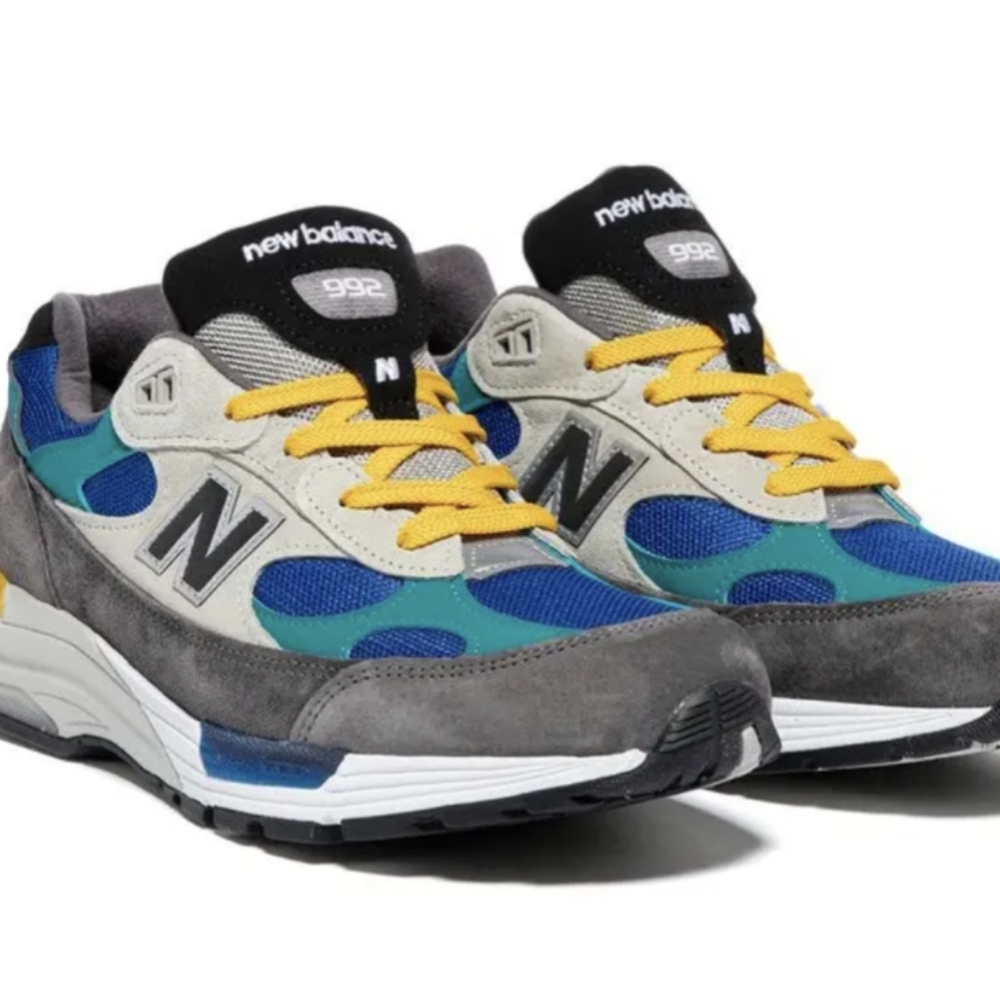 New Balance 992 Made in USA x Billy’s “Grey Blue Teal” Sz 8.5 ✨ Limited Edition✨ - Picture 5 of 10